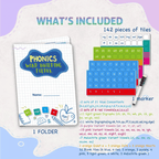 Phonics Magnetic Letter Tiles, ABC Word Building
