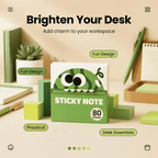 6 Boxes of Pull-Out Sticky Notes (480 Sheets)