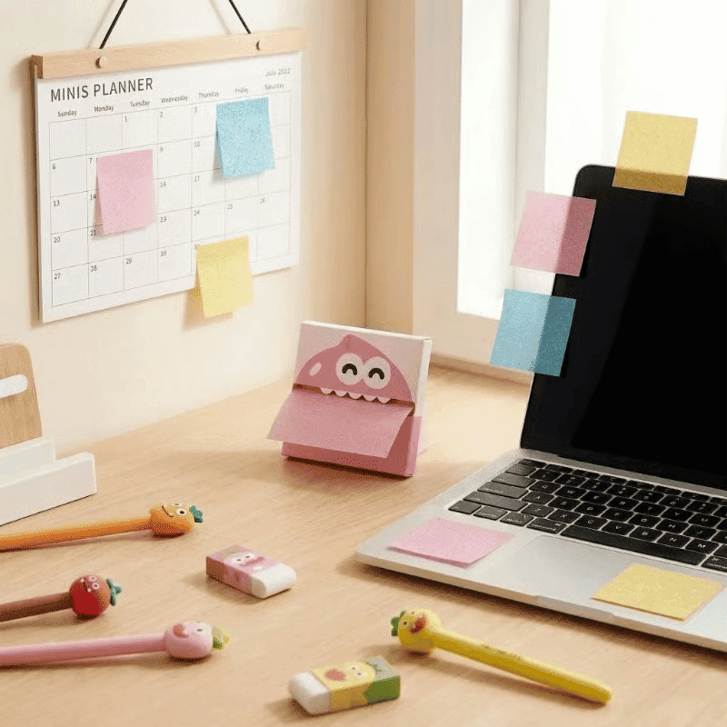 6 Boxes of Pull-Out Sticky Notes (480 Sheets)