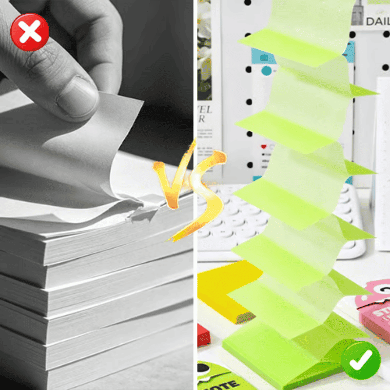 6 Boxes of Pull-Out Sticky Notes (480 Sheets)