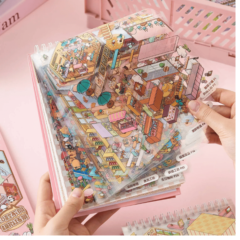 3D Sticker Book