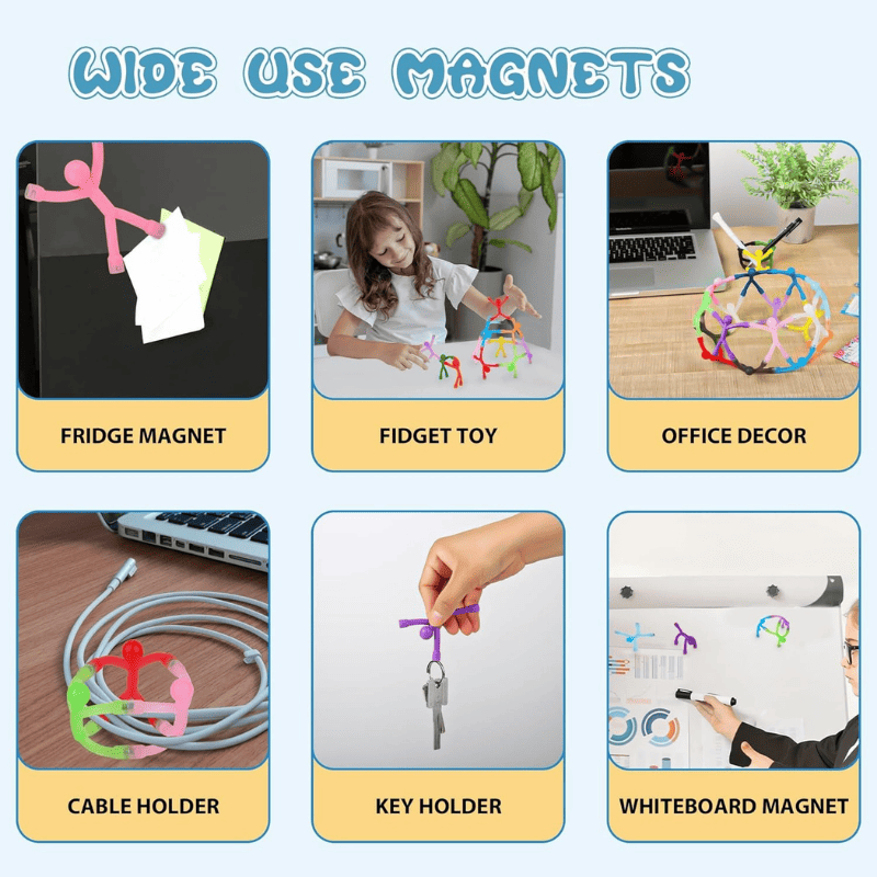 10 PCS Magnetic Fidget Figures