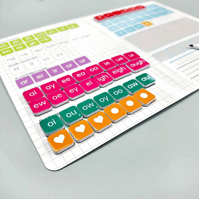 Phonics Magnetic Letter Tiles, ABC Word Building
