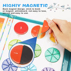 Magnetic Fraction Puzzle Book