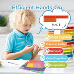 Magnetic Fraction Puzzle Book
